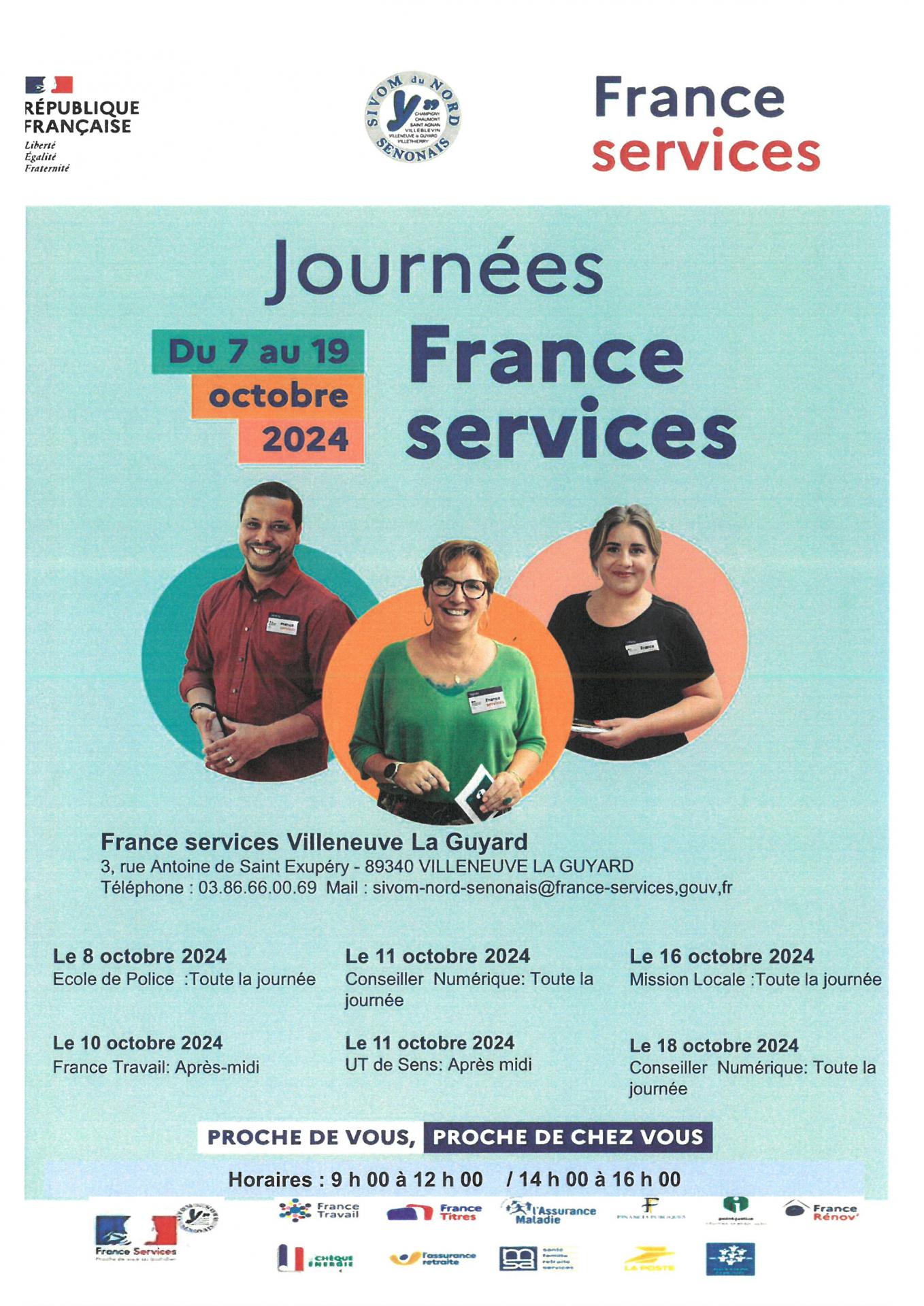 Journées France Service du 7 au 19 octobre 2024